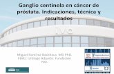 Ganglio centinela en cáncer de próstata. Indicaciones ... · Ganglio centinela en cáncer de próstata. Indicaciones, técnica y resultados Miguel Ramírez-Backhaus MD PhD. FEBU.