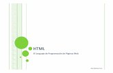 HTML - web.dit.upm.esweb.dit.upm.es/~imartinez/CursoWebETSAM/files/HTML... · ÍNDICEDE CONTENIDOS Introducción al HTML. Estructura general de una página: etiquetas HTML, HEAD y