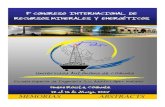 1er CONGRESO INTERNACIONAL DE RECURSOS MINERALES Y ENERGÉTICOS · 1er Congreso Internacional en Recursos Minerales y Energéticos (CIRME 2007) 12 al 16 de marzo, 2007 2001). Con