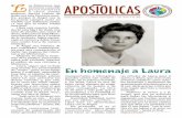 En homenaje a Laura - misionerasapostolicasdelacaridad.orgmisionerasapostolicasdelacaridad.org/wp-content/uploads/2016/09/… · sito a la Patria del Cielo. Se cumplían los 50 años