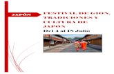 FESTIVAL DE GION, JAPÓN TRADICIONES Y CULTURA DE JAPÓN … · Festival de Gion, tradiciones y cultura de Japón Viatges Berga C/ Sant Agustí, 11 43003 Tarragona Tel. 977252610