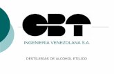 DESTILERIAS DE ALCOHOL ETILICOcbtingenieria.com/en/files/BrochurePDF.pdfActividades y Areas de Trabajo ¡ Como resultado de su experiencia en el mercado internacional, CBT ha acumulado