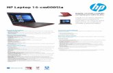 HP Laptop 14-cm0005laimg.cartimex.com/v2/pdf/14-CM0005LA.pdf · 2018-08-16 · HP Laptop 14-cm0005la (1) No todos los recursos están disponibles en todas las ediciones o versiones
