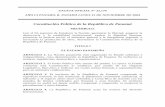 Constitución Política de la República de Panamá · 2019-05-23 · GACETA OFICIAL N° 25,176 AÑO CI PANAMÁ, R. PANAMÁ LUNES 15 DE NOVIEMBRE DE 2004 Constitución Política de