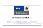 PLATAFORMA MÉXICO - OASscm.oas.org/pdfs/2008/rm00021t.pdf · Análisis e Inteligencia (CASOS) Unidad de Análisis – labores de investigación Administra confidencialmente las investigaciones