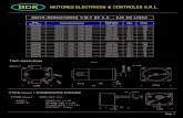 MOTORES ELECTRICOS & CONTROLES S.R.L. · MOTORES ELECTRICOS & CONTROLES S.R.L. Pag. 4 Mot. Cat. Nro. Especificaciones Reductor Cat. Nro. REL RPM 07SGN 12VCC – 30W – 1800 RPM 4GN3K