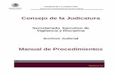 Consejo de la Judicatura · 2019-02-24 · del Consejo de la Judicatura Página 5 de 122 I. INTRODUCCIÓN En cumplimiento a los artículos 47 fracción VII, 53 fracción XVII y 55