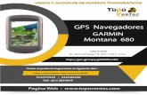 GPS GARMIN Montana 680 - GARMIN Montana 680.pdfآ  GPS GARMIN DESCRIPCIأ“N MONTANA 680 191-2120584-0-39
