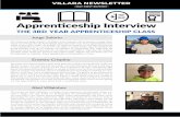 Apprenticeship Interview - villara.com€¦ · y mi pasatiempo es ir a correr con mis hijos. Cuando tengo algo de tiempo me gusta estudiar mas de mi trabajo. Mi objetivo es superarme