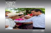 Coordinación de Crónica Presidencial - gob.mx · El 30 de agosto, el Consejo Nacional de Evaluación de la Política de Desa rrollo Social ( Coneval), en su cuarta medición multidimensional