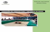 TERCER INFORME SEMESTRAL...Proponente: Mejía Berdeja Ricardo (MC) Suscrito por el Dip. Ricardo Monreal Ávila (MC) Publicación en Gaceta: 18-Febrero-2014 Comisión de Agricultura