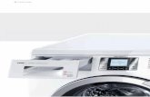 54 | Lavado y secadoBosch presenta la primera lavadora 100% automática del mercado. Ahora, el usuario ya no tiene que pensar; la lavadora detecta el tipo de tejido, nivel de carga