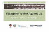 Legazpiko Tokiko Agenda 2160% establecido en el plan de residuos de Gipuzkoa para el año 2016. PARTE ‐HARTZEA ... Microsoft PowerPoint - ADIERAZLEAK 2014_V2.ppt [Modo de compatibilidad]