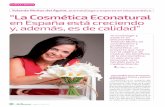 Yolanda Muñoz del Águila, aromatóloga y experta en … · 2020-01-12 · Los herbolarios y comercios ecológicos tienen su sección, más o menos amplia, más o menos de calidad