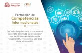 Formación de Competencias - Colombia · Uso ético de la INFORMACIÓN ¿Cómo uso la información? TEMAS Citación y creación de listas bibliográficas en diferentes estilos. Importación