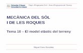 MECÀNICA DEL SÒL I DE LES ROQUES³lid_… · Miguel Cano González MECÀNICA DEL SÒL I DE LES ROQUES Tema 10 – El model elàstic del terreny Dept. d'Enginyeria Civil - Àrea