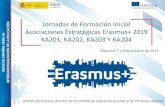 Jornadas de Formación Inicial Asociaciones Estratégicas …sepie.es/doc/comunicacion/jornadas/2019/7_8_octubre/... · 2019-10-09 · LA CIÓN Albacete, 7 y 8 de octubre de 2019