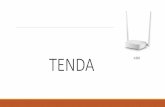 TENDA - gbic.mx · 4.- En el apartado de Ajustes de Internet seleccionar la opción IP Dinámica 5.- En el apartado de Ajustes de Inalámbricos, en Nombre de WIFI (SSID) ingresar