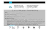 Programa Marco de la Cuenca del Plata - CARI · Cuenca del Plata, con mayores conocimientos e instrumentos científicos para la gestión desarrollados, con bases técnicas integradas,