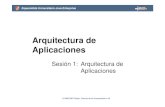 Arquitectura de Aplicaciones · Arquitectura del Software • La Arquitectura del Software es la representación abstracta de los componentes y comportamientos de un sistema. •