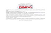 REPORTE ANUAL DE GRUPO BIMBO, S.A.B. DE C.V. ANUALES/BIMBO... · 2017-05-21 · i REPORTE ANUAL DE GRUPO BIMBO, S.A.B. DE C.V. Reporte Anual que se presenta de acuerdo con las disposiciones