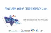 PROGRAMA ONDAS CUNDINAMARCA 2014files.educacion-religiosa-balaguerista.webnode.es/200000063-6f375… · Es un Programa de Una cultura de ciencia, tecnología e innovación (CT+I)
