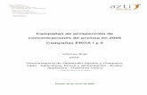 Campañas de prospección de concentraciones de anchoa en ... · Inma Martín Iñaki Rico Responsable proyecto Unai Cotano Basabe 25/06/2006 Revisado por Andrés Uriarte Fecha 25/06/2006