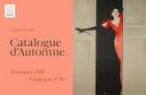 Galerie Graglia Catalogue d'Automne03. Rouge baiser René Gruau Lithographie 65 x 49 cm / 25 1/2 x 19 1/2 inch 2400 € 04. Femme gantée au chapeau noir et jaune René Gruau Lithographie