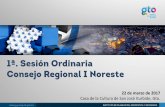 Presentación de PowerPoint - Iplanegiplaneg.guanajuato.gob.mx/wp-content/uploads/2019/09/presentacio… · 22 de marzo de 2017 Casa de la Cultura de San José Iturbide, Gto. 1. Bienvenida