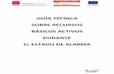 GUÍA TÉCNICA SOBRE RECURSOS BÁSICOS …a...A continuación, presentamos una guía elaborada en fecha 23/03/2020 por CEPI Centro Arganzuela con el fin de unificar los recursos básicos