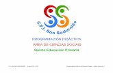 Quinto Educación Primaria€¦ · C.P.I. de SAN SADURNIÑO Curso 2019 - 2020 Programación da área de Ciencias Sociais – Quinto nivel páx. 1