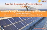 Unión Española Fotovoltaica UNEF...•Unión Española Fotovoltaica (UNEF) representa más del 85% de la actividad del sector FV en España, aglutinando a la práctica totalidad