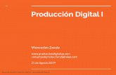 Producción Digital Iproducciondigitalup.com/clases/Clase_01-2019_1.pdf · Diseño Centrado en el usuario Modelo Conceptual Disciplinas Metodología Experiencia de Usuario (UX) ...