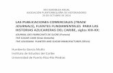 Las publicaciones comerciales (trade journals), fuentes …iec-ics.uprrp.edu/etc/publicaciones-comerciales.pdf · 2018-02-15 · Gráﬁca: Producción de azúcar en las Américas,