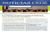 La industria reclama un papel protagonista en la recuperación …contenidos.ceoe.es/resources/image/boletin_ceoe_375.pdf · 2016-04-12 · grarlo, las empresas y asociaciones empresariales