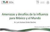 Amenazas y desafíos de la influenza para México y el Mundo · la influenza en el InDRE. Grupo nacional de trabajo de pandemia de influenza. Desarrollo del Plan Nacional de Preparación
