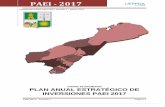 Documento PDAG -PAEI 2017, Versión 1 Marzo 2017 · 1 Banco Mundial – Oficina Colombia CONTROL DE VERSIONES ... El presente documento contiene el PLAN ANUAL ESTRATÉGICO DE INVERSIONES