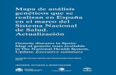Mapa de análisis genéticos que se realizan en España en el marco … · 2019-09-04 · MAPA DE ANÁLISIS GENÉTICOS DEL SNS. ACTUALIZACIÓN 15 Listado de abreviaturas Adoptado