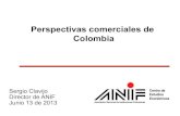 Perspectivas comerciales de Colombia. CLAVIJO...Exportaciones No Tradicionales por Producto (Participación %) US$14.900m US$14.346m US$16.662m Millones de US$ US$17.970m Fuente: Dane
