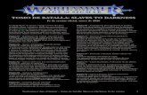 Fe de erratas oficial, enero de 2020 · 2020-01-10 · Warhammer Age of Sigmar – Tomo de batalla: Slaves to Darkness, Fe de erratas 2 Página 79 – Gorebeast Chariots, Exalted