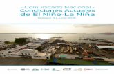 - Comunicado Nacional - Condiciones Actuales de El Niño-La Niñacpps.dyndns.info/cpps-docs-web/dircient/erfen/noticias/... · 2019-01-11 · respuesta y al evacuación de las comu