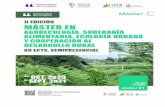 MASTER AGROECOLOGIA, SOBERANIA ALIMENTARIA, ECOLOGIA … · MASTER AGROECOLOGIA, SOBERANIA ALIMENTARIA, ECOLOGIA URBANA Y COOPERACION AL DESARROLLO RURAL (2019-2020) Datos generales