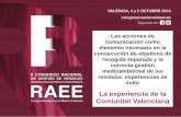 Comunitat Valencianacongresonacionalraee.es/ponencias-18/Emili_Gombau_GVA.pdf · Comunitat Valenciana. La sensibilización y educación ambiental resulta clave en la adecuada gestión