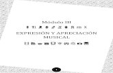 Módulo III EXPRESIÓN Y APRECIACIÓN MUSICALminedupedia.mined.gob.sv/lib/exe/fetch.php?media=... · trabajo musical que se proyecta en el universo musical. ... Los fundamentos teóricos