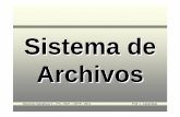 Sistema de Archivos - carambula.net · sistema operativo GNU/Linux – Ejemplos • passwd – Información sobre los usuarios • shadow – contraseñas • fstab – contiene una
