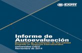 Informe de Autoevaluación - EAFIT · Informe de Autoevaluación Renovación de Acreditación de Alta Calidad Pregrado en Negocios Internacionales Noviembre de 2014. Documento de