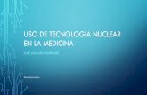 Uso de tecnología nuclear en la medicinalaplace.us.es/wiki/images/d/d5/Trabajo22.pdfEl trabajo se ha especializado en las tecnologías nucleares dentro de la medicina nuclear. La