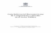 Guía Referencial Iberoamericana de Competencias Laborales ......Evaluar los desempeños, individuales y grupales, sobre la base de competencias verificadas. 6 Desarrollar interdependencias