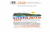 PROGRAMACION ENEFA 2019 - Universidad de La Frontera · 2019-11-01 · Satisfaccion del turista extranjero en chile. Rol del valor de los beneficios percibidos. Enrique Marinao-Artigas,