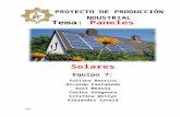 PROYECTO DE PRODUCCION INDUSTRIAL€¦  · Web viewEn este proyecto presentaremos el proceso industrial que se lleva a . cabo para realizar un panel solar por medio de pasos de elaboración.